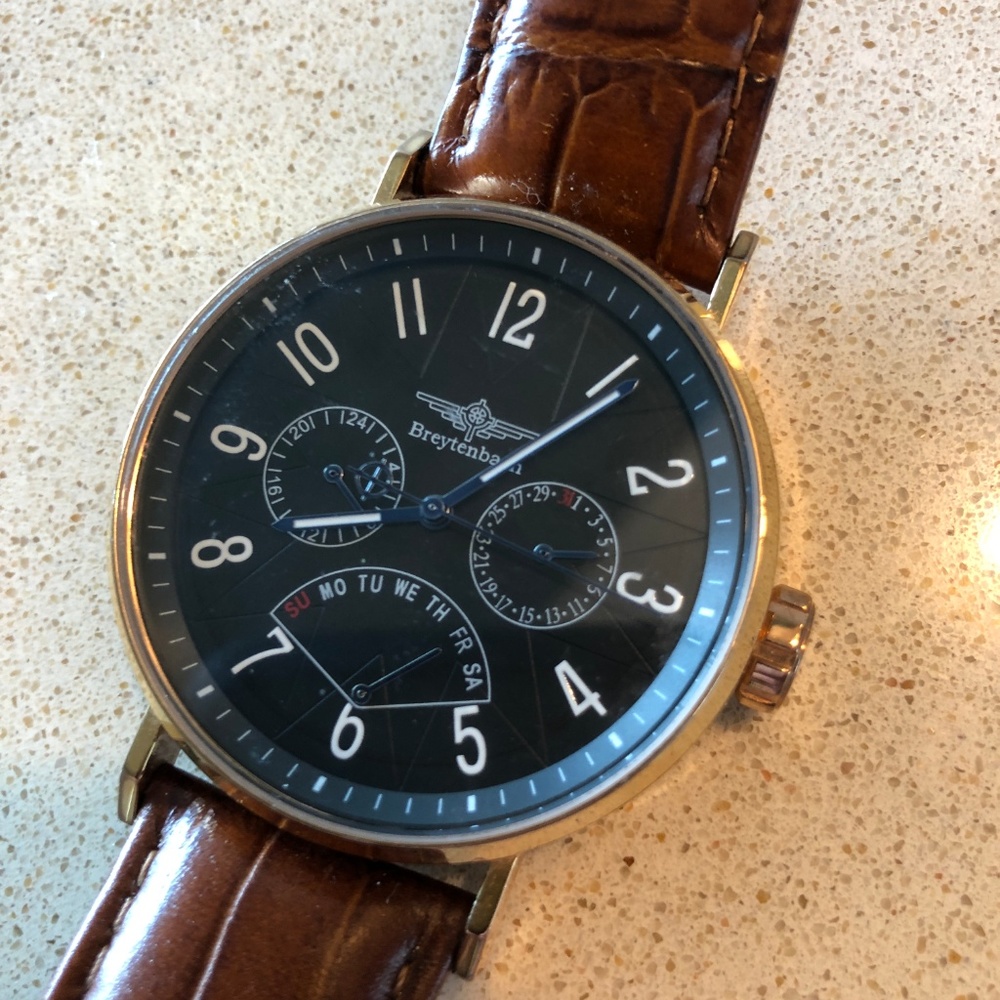 Breytenbach Watch - Stainless Steel w/ Leather